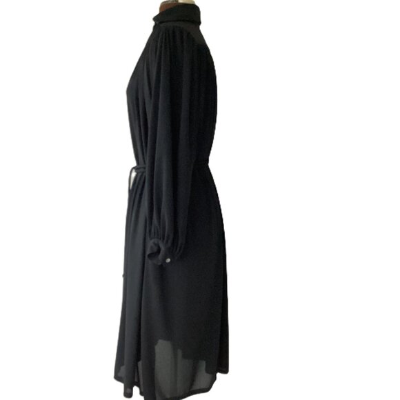 Vintage Ports Int'l Black Dress - Picture 4 of 7